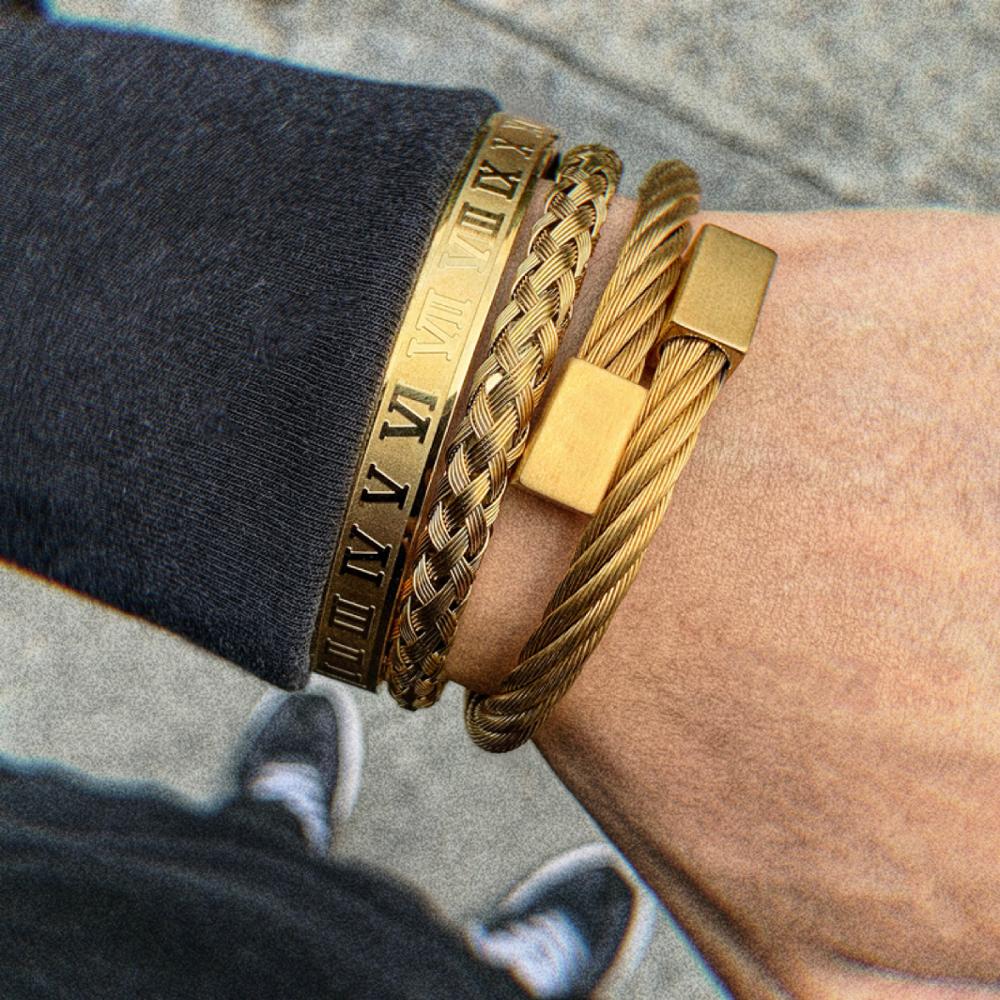 Luxury Man (3 pulseiras)