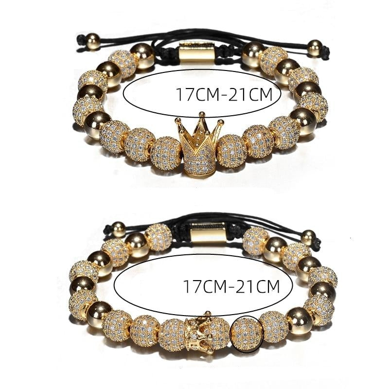 Imperial Crown CZ (2 pulseiras)