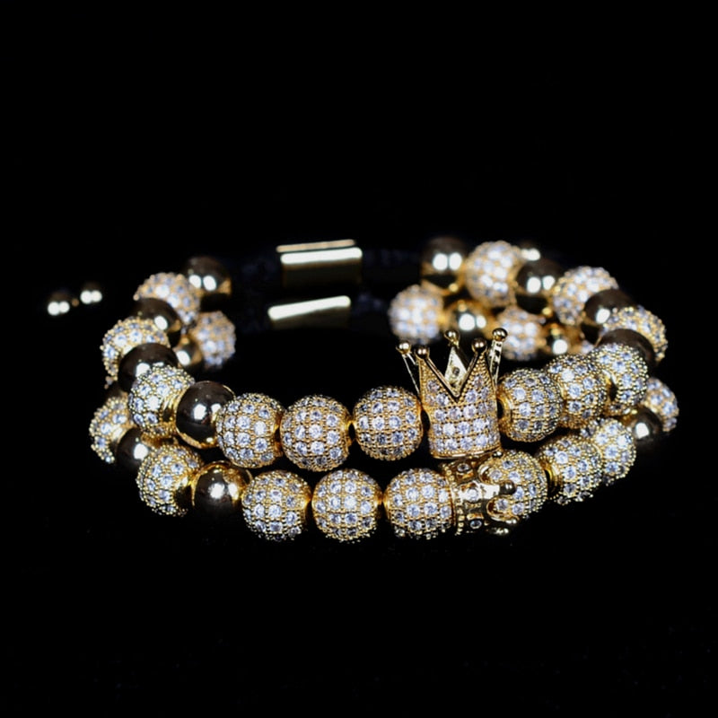 Imperial Crown CZ (2 pulseiras)