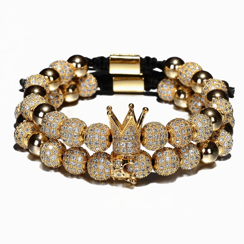 Imperial Crown CZ (2 pulseiras)